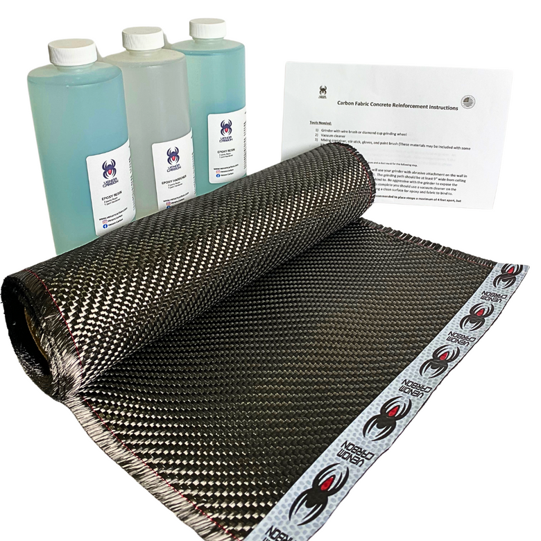 Carbon Fiber Foundation Wall Repair Kit - 12