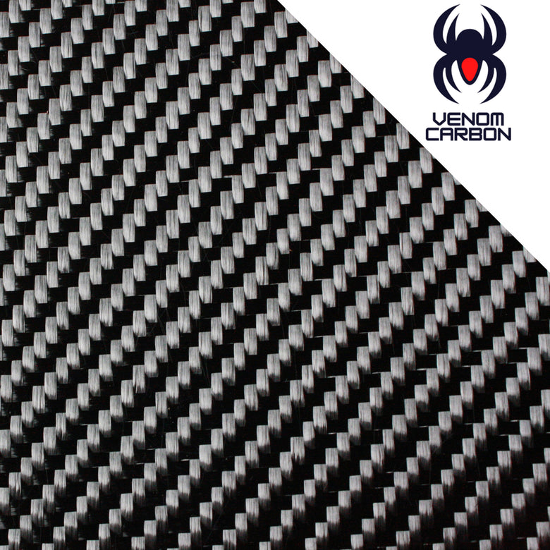 24 wide x 36 Twill Weave (12K, 19.7oz) – Venom Carbon